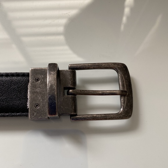 Reversible black and camouflage Belt - faux leather - Picture 4 of 9